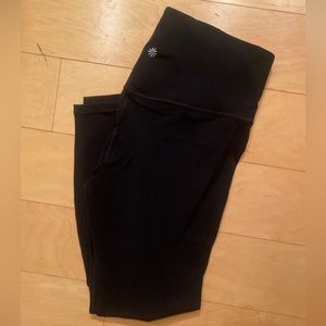 Athleta Black Ultra Rise Elation Leggings Size Large